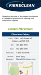 Mobile Screenshot of fibreclean.com